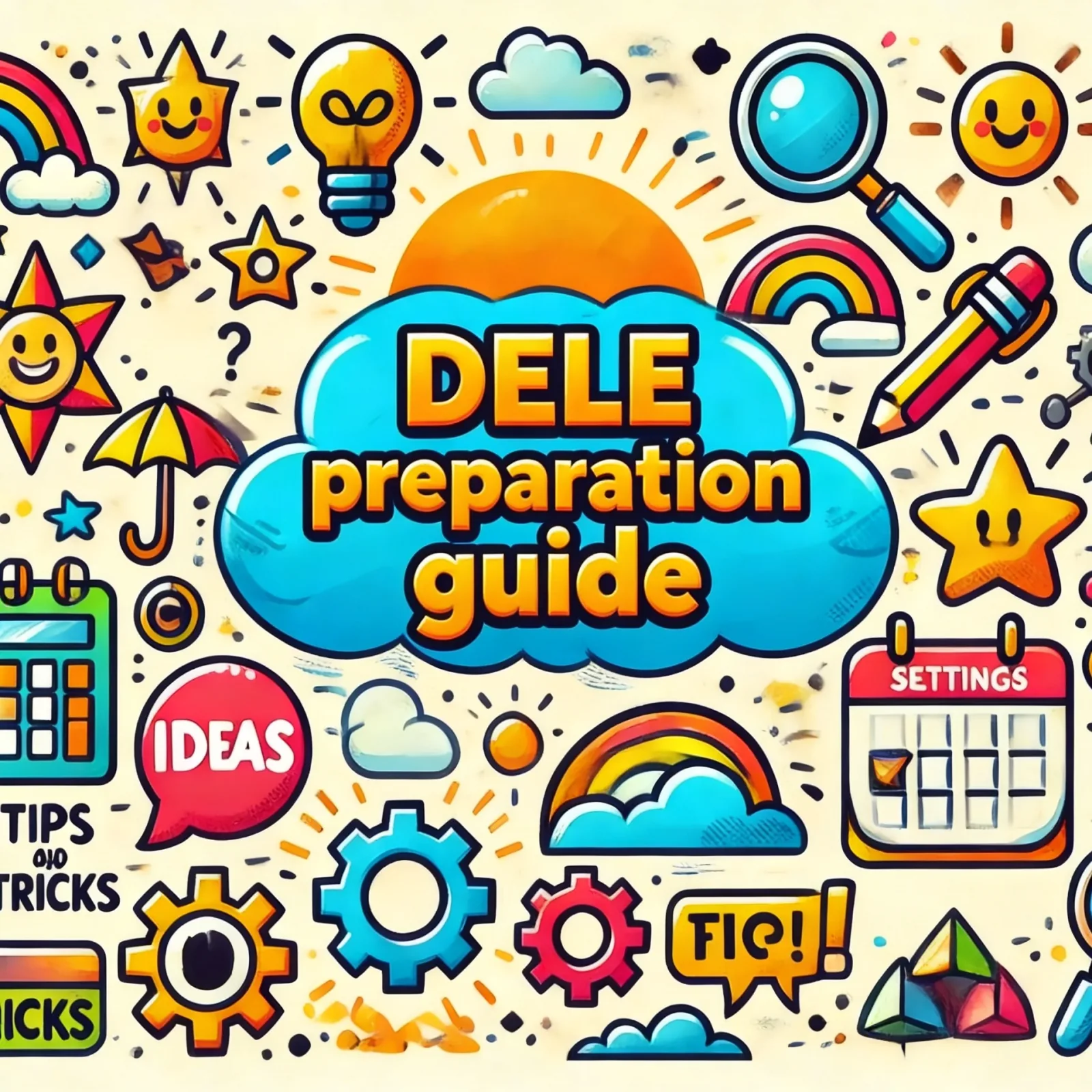 Student preparing for the DELE Spanish language certification exam